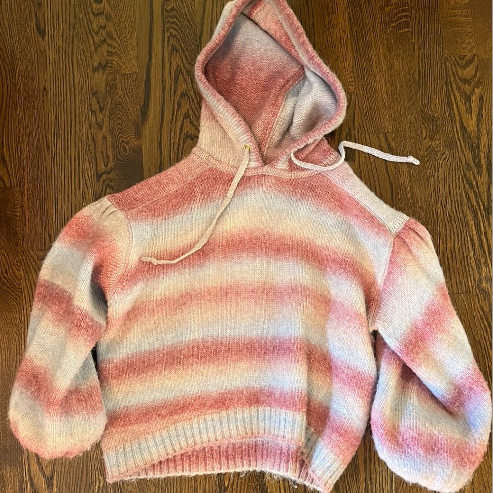 Something Navy Knitted Sweatshirt